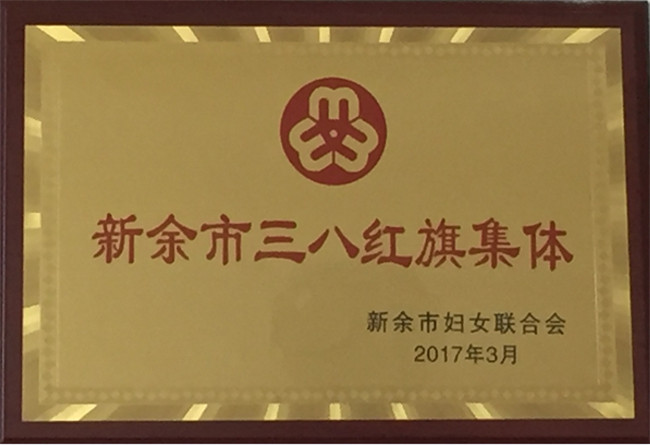 获得2017年新余市三八红旗集体称号